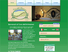 Tablet Screenshot of covodellarimanno.it